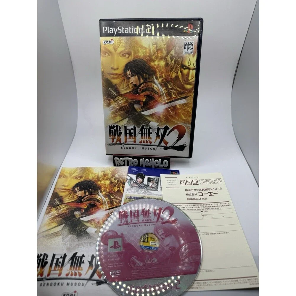Sengoku Musou 2 Japanese Sony PlayStation PS2 Japan Import US Seller